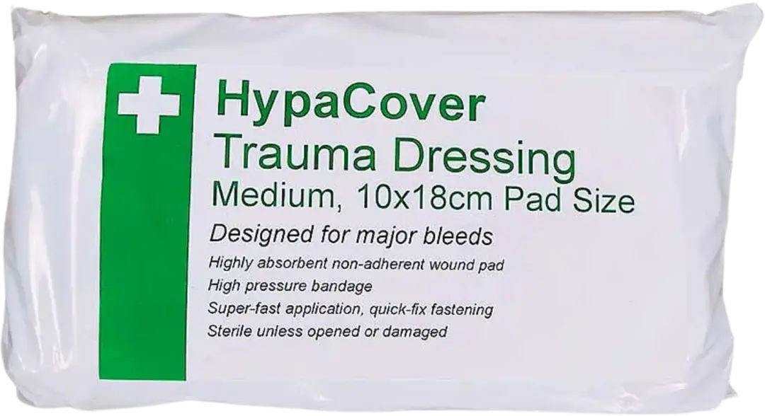 Four-inch trauma dressing